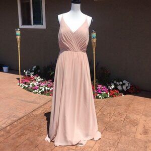Bill Levkoff Sample Bridesmaid Dress in Pink